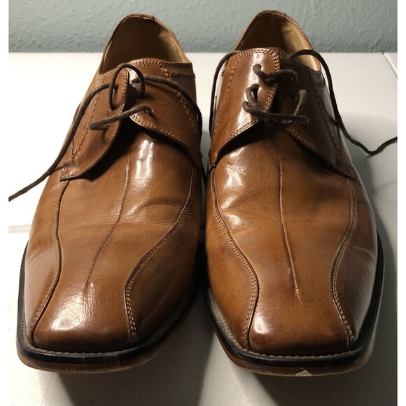Meltonian Brown Mens Dress Shoes Sz M 11 Genuine Leather Made In Germany main image 7